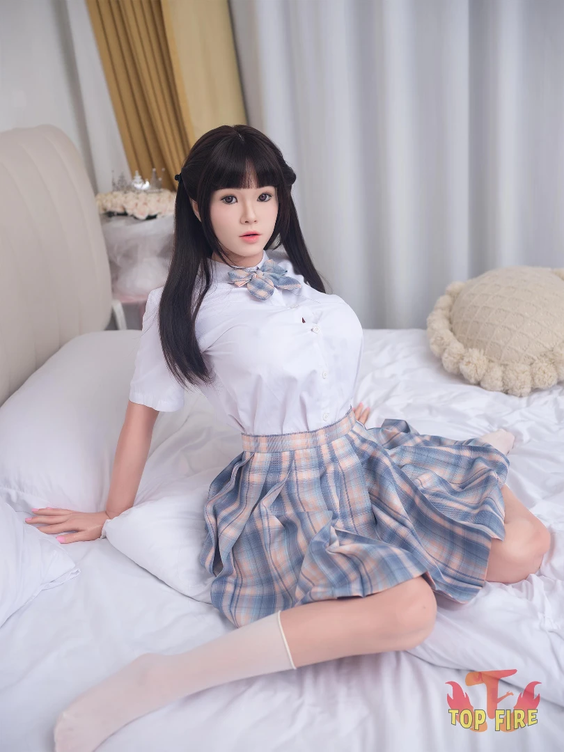 Anak Patung Silikon Asia Kurus Top Fire 158cm Sharon - Kepala Ros D-Cup